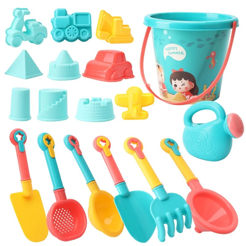 Kids Outdoor Water Toys - 해변 장난감 세트, 양동이 해변 어린이