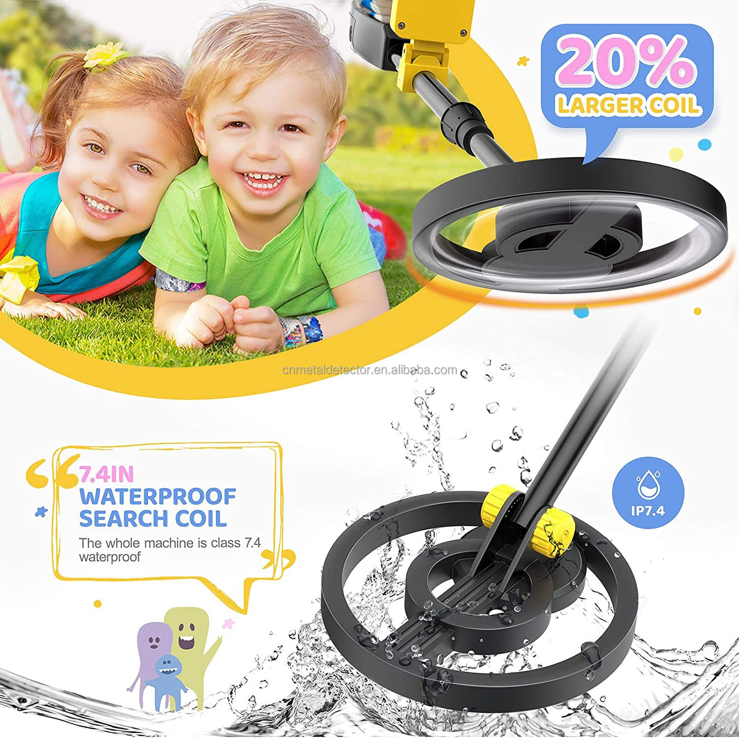 Kids Outdoor Learning Activities - 티안쉰 MD-1014 어린이용 교육용 금속탐지기, 휴대용