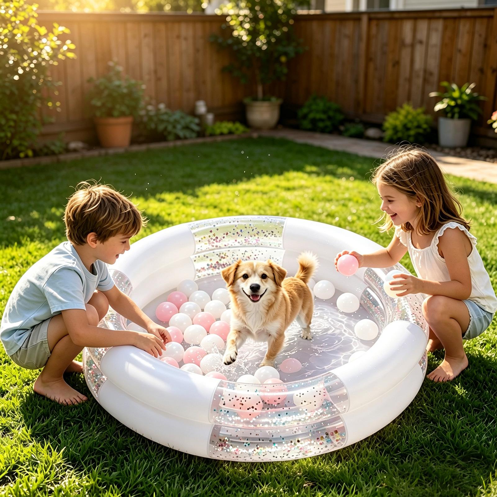 Kids Outdoor Garden Toys - 어린이용 소형 풍선 수영장, 여름 물놀이