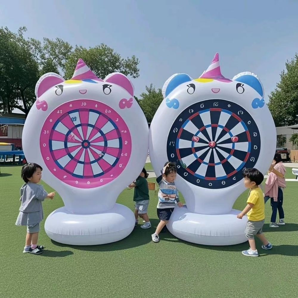 Kids Outdoor Garden Toys - 풍선 유니콘 던지기 게임 타겟 스티커