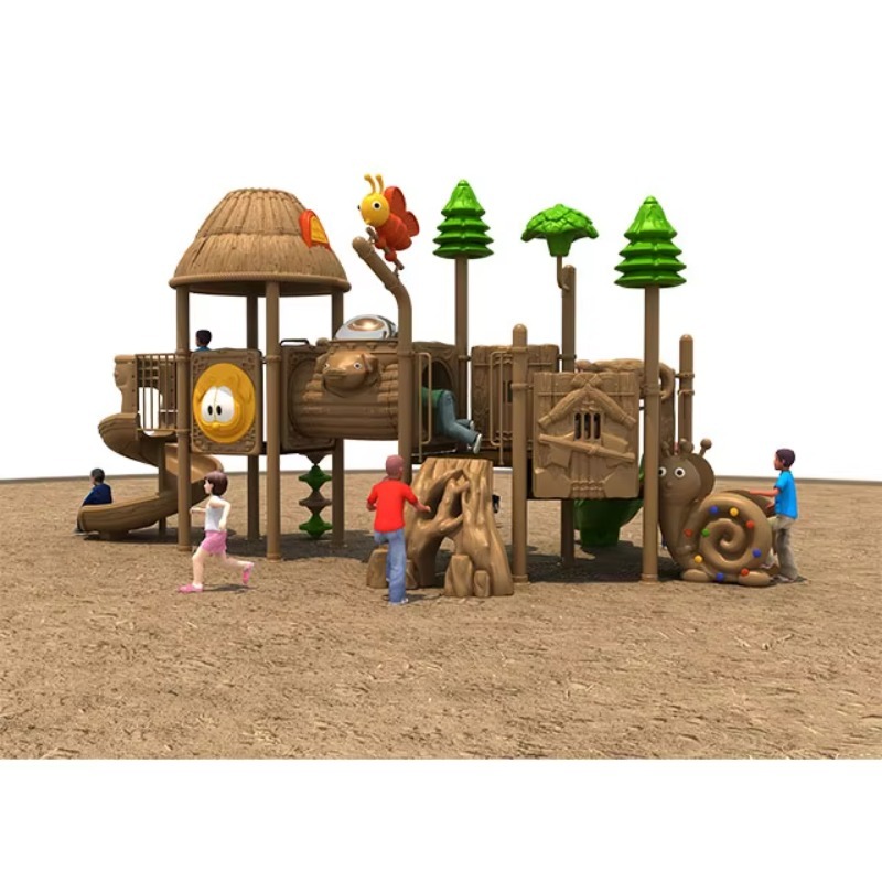 Kids Outdoor Playground - 야외 놀이터 어린이용 미끄럼틀 그네 도매