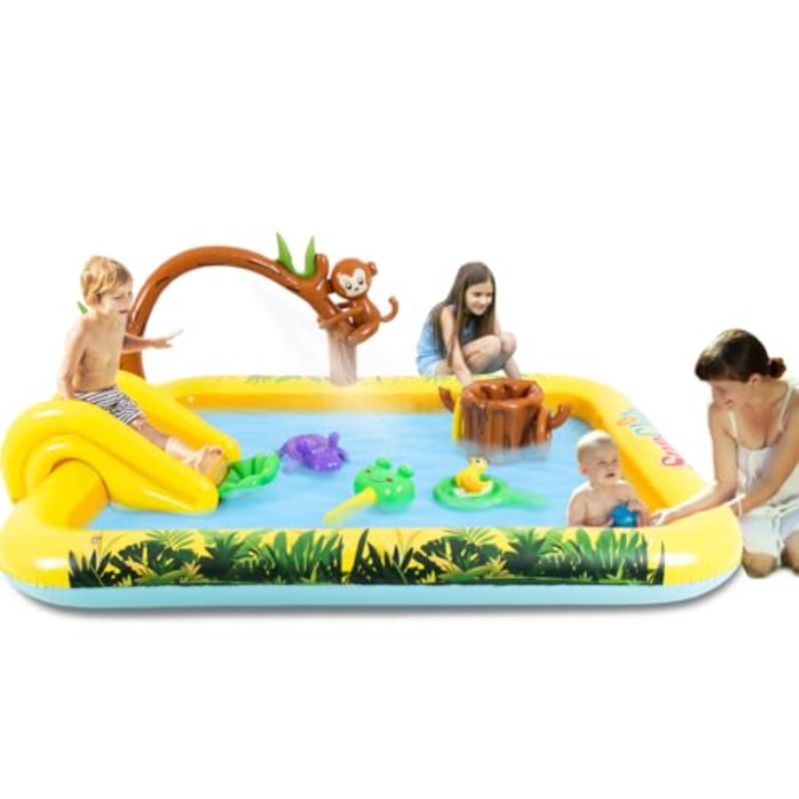 야외용 풍선 정글 동물 놀이 센터 (뒷마당 정원용):  - Kids Outdoor Garden Toys 리뷰 및 가격