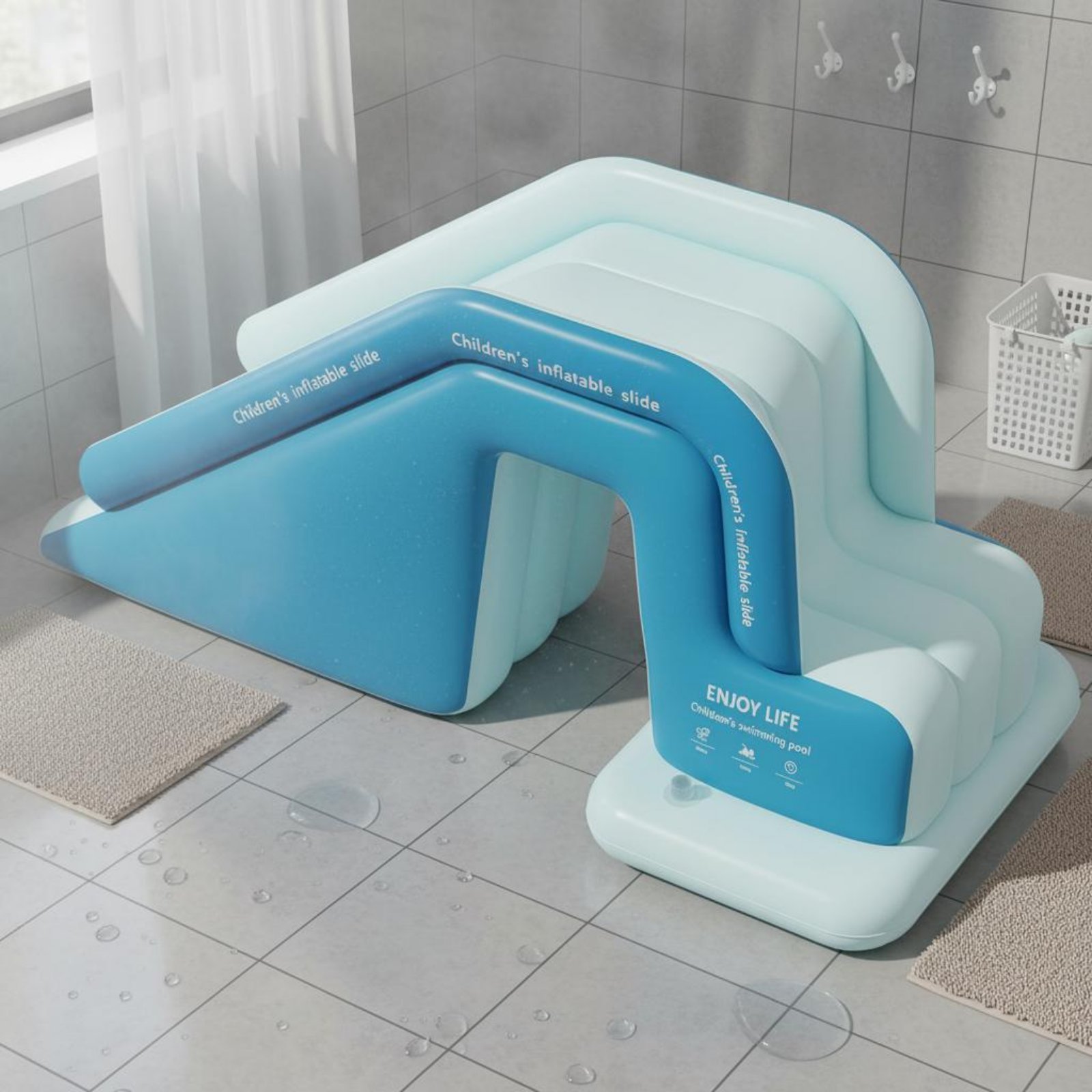 접이식 풍선 워터파크 어린이용 슬라이드 풀 대형 야외  - Kids Outdoor Water Toys 리뷰 및 가격