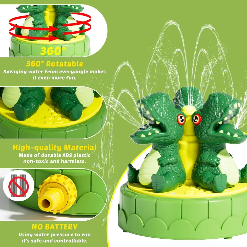 어린이용 공룡 모양 물뿌리개, 유아용 야외 물놀이 장난 - Kids Outdoor Garden Toys 리뷰 및 가격