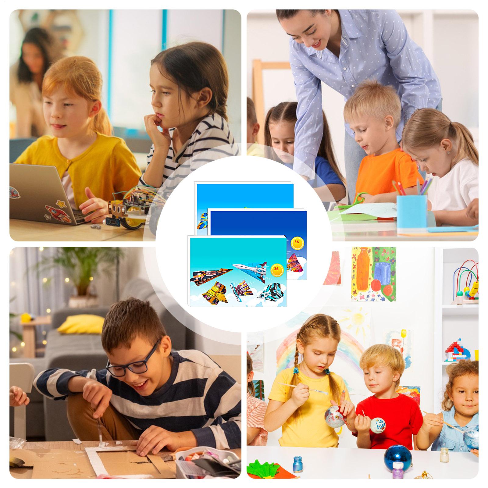 종이 비행기 세트 (어린이용, 108매, 미리 접은 비 - Kids Outdoor Learning Activities 리뷰 및 가격