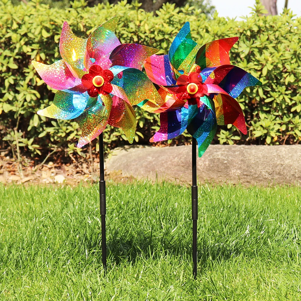 조류 퇴치 장식 풍차, 새를 겁주는 바람 스피너, 어린 - Kids Outdoor Garden Toys 리뷰 및 가격