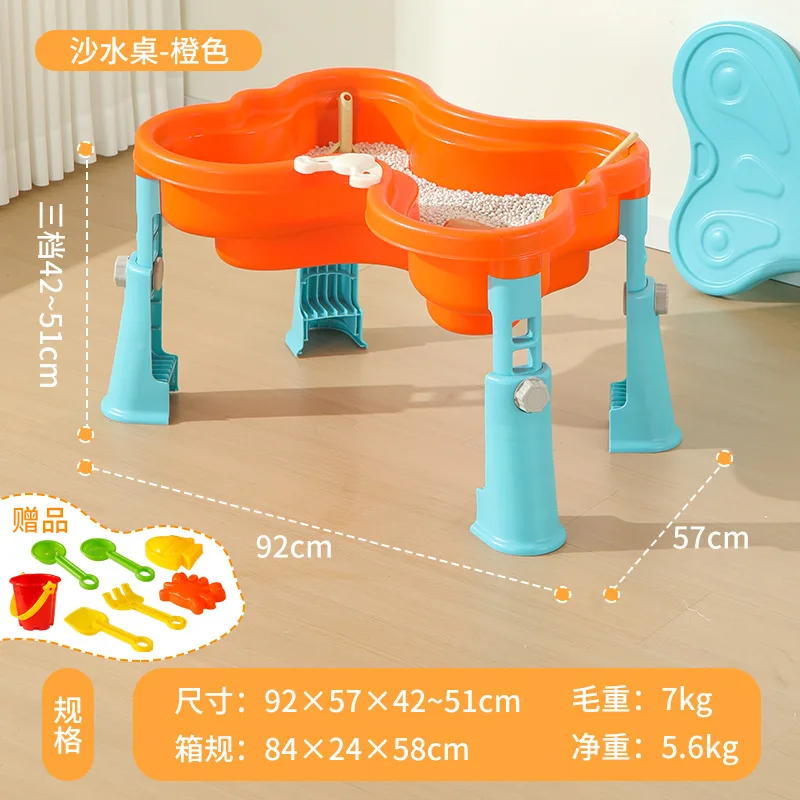 어린이용 나비 모양 모래 및 물놀이 테이블 높이 조절  - Kids Outdoor Nature Play 리뷰 및 가격