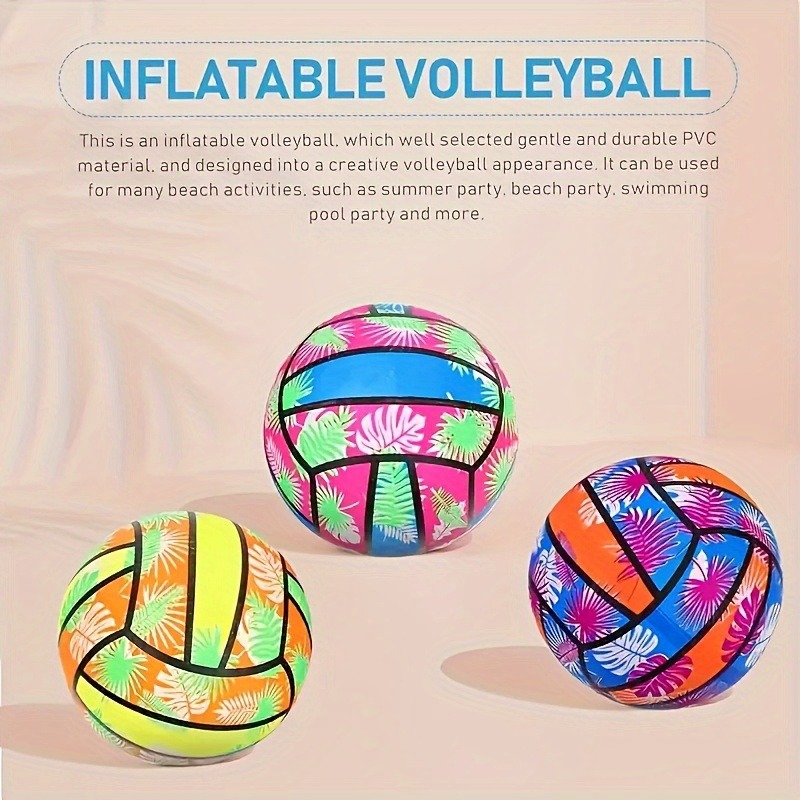 4/2/1pcs 풍선 비치 배구 공 4pcs - 열대  - Kids Outdoor Volleyball 리뷰 및 가격